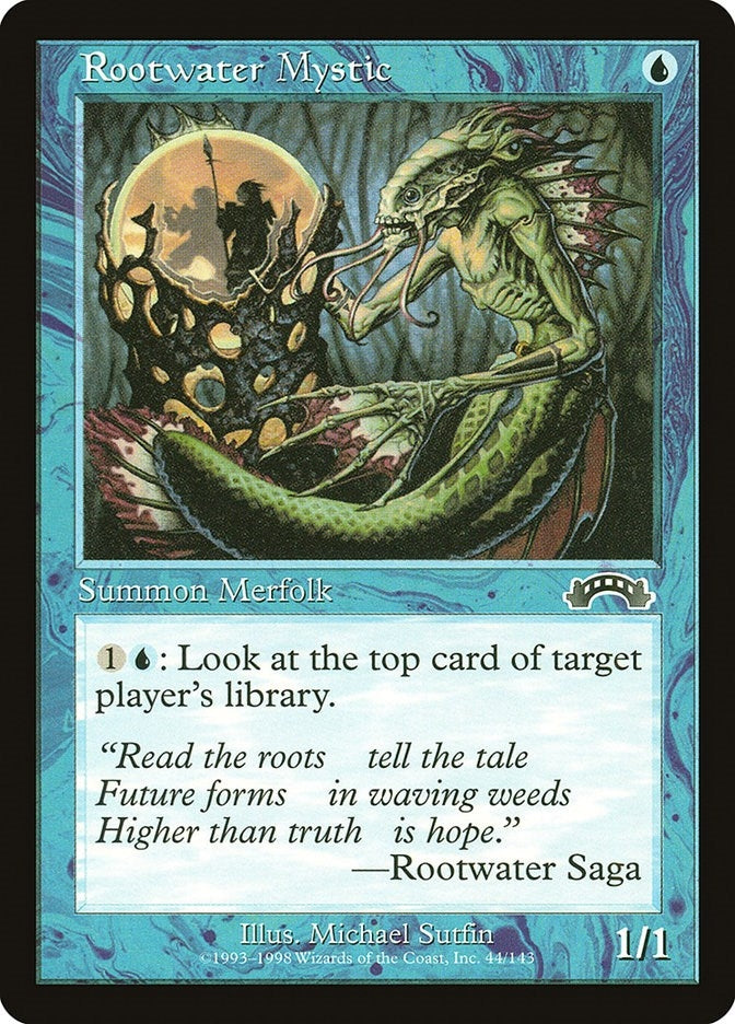 Image for Rootwater Mystic (Exodus) (44) - Magic: The Gathering
