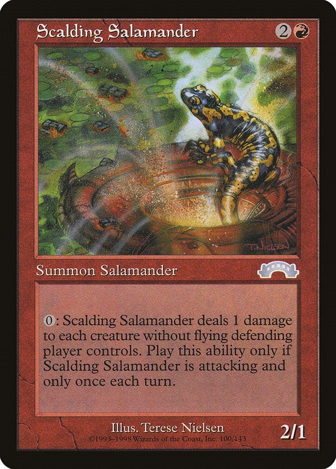 Image for Scalding Salamander (Exodus) (100) - Magic: The Gathering