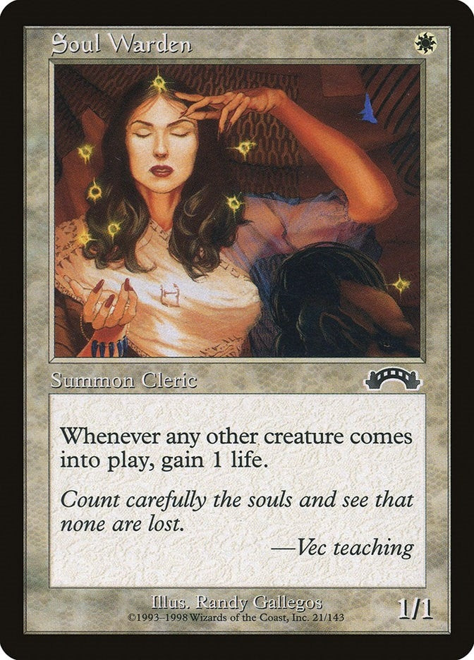 Image for Soul Warden (Exodus) (21) - Magic: The Gathering