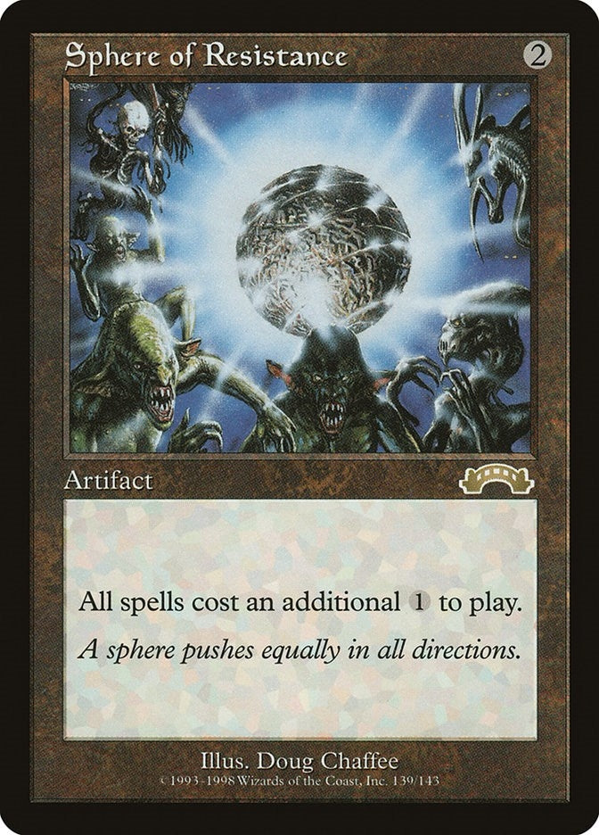 Image for Sphere of Resistance (Exodus) (139) - Magic: The Gathering