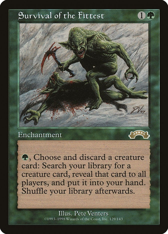 Image for Survival of the Fittest (Exodus) (129) - Magic: The Gathering