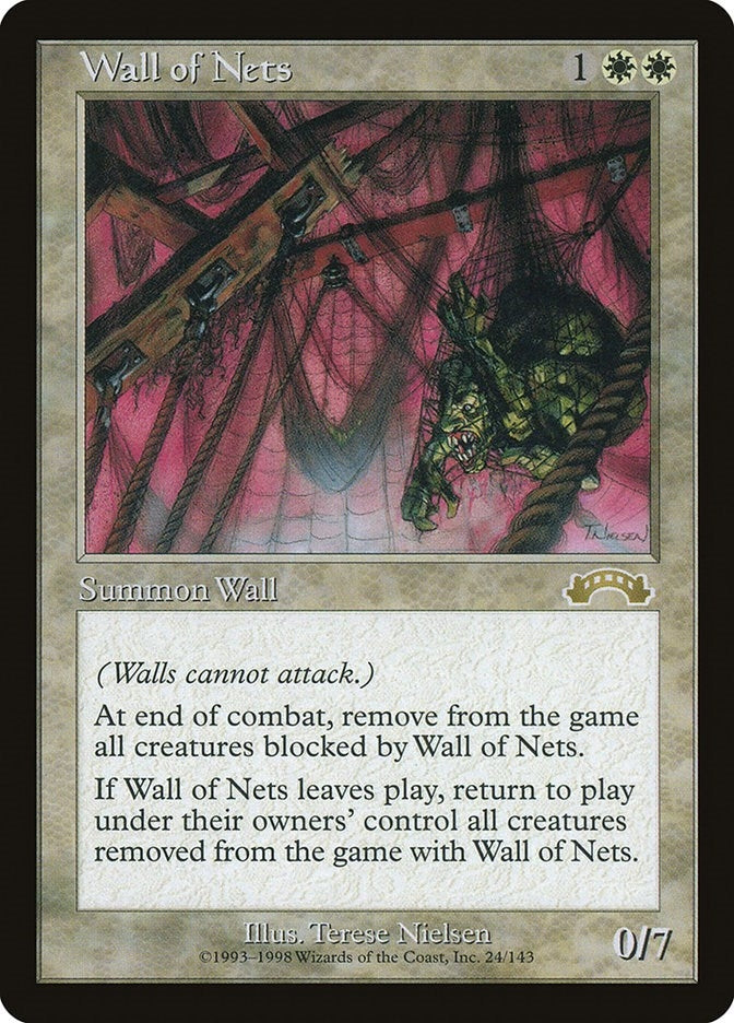 Image for Wall of Nets (Exodus) (24) - Magic: The Gathering