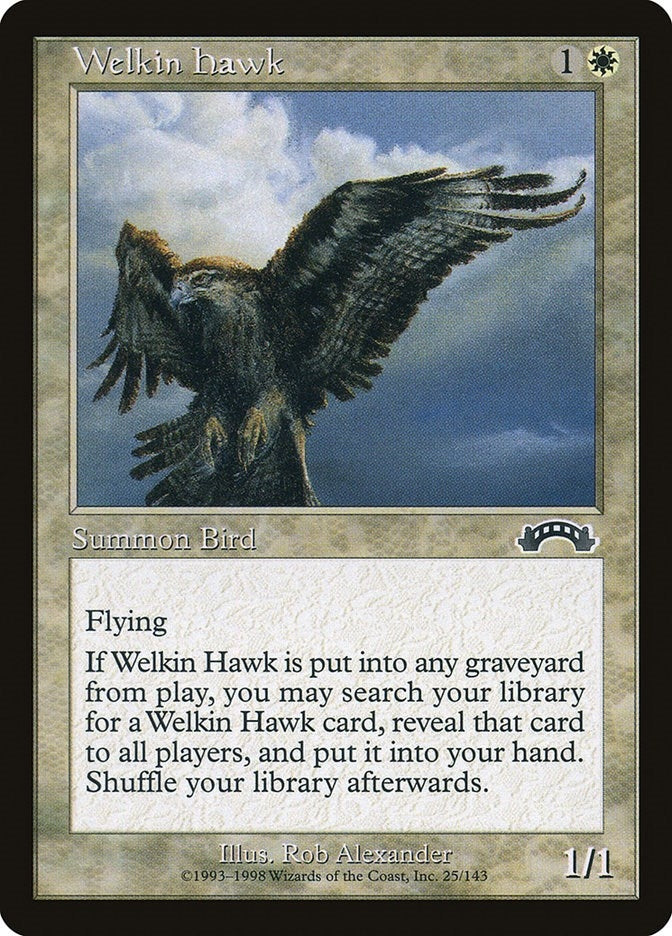 Image for Welkin Hawk (Exodus) (25) - Magic: The Gathering
