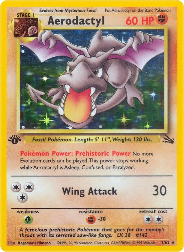 Image for Aerodactyl (1) (Fossil) (01/62) - Pokemon