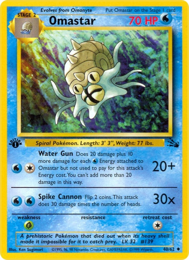 Image for Omastar (Fossil) (40/62) - Pokemon
