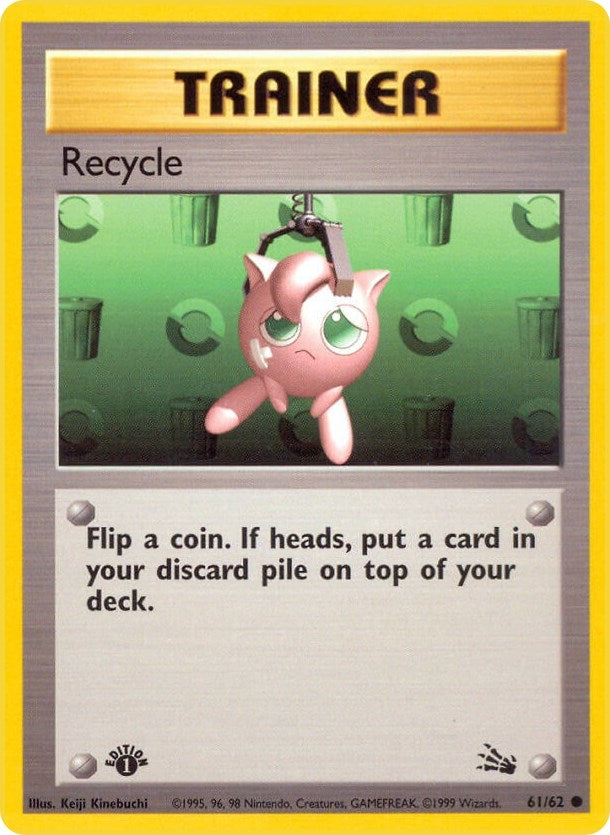 Image for Recycle (Fossil) (61/62) - Pokemon