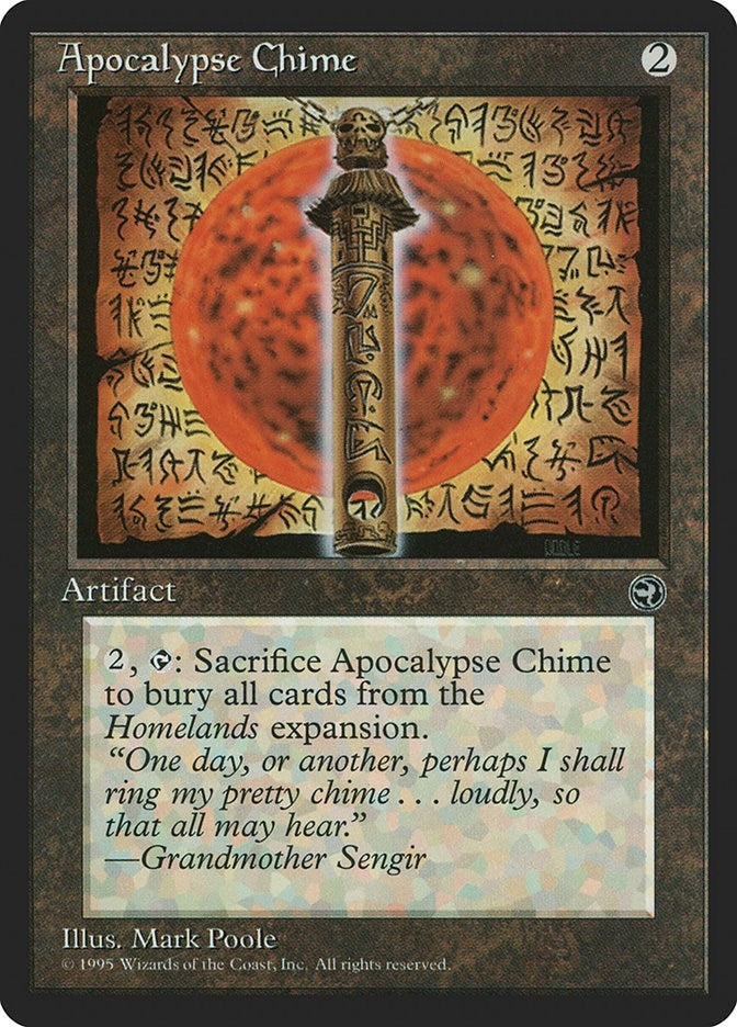 Image for Apocalypse Chime (Homelands) - Magic: The Gathering