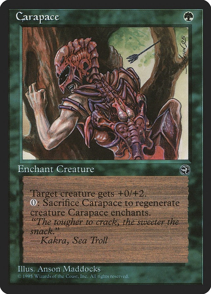 Image for Carapace (Homelands) (55) - Magic: The Gathering