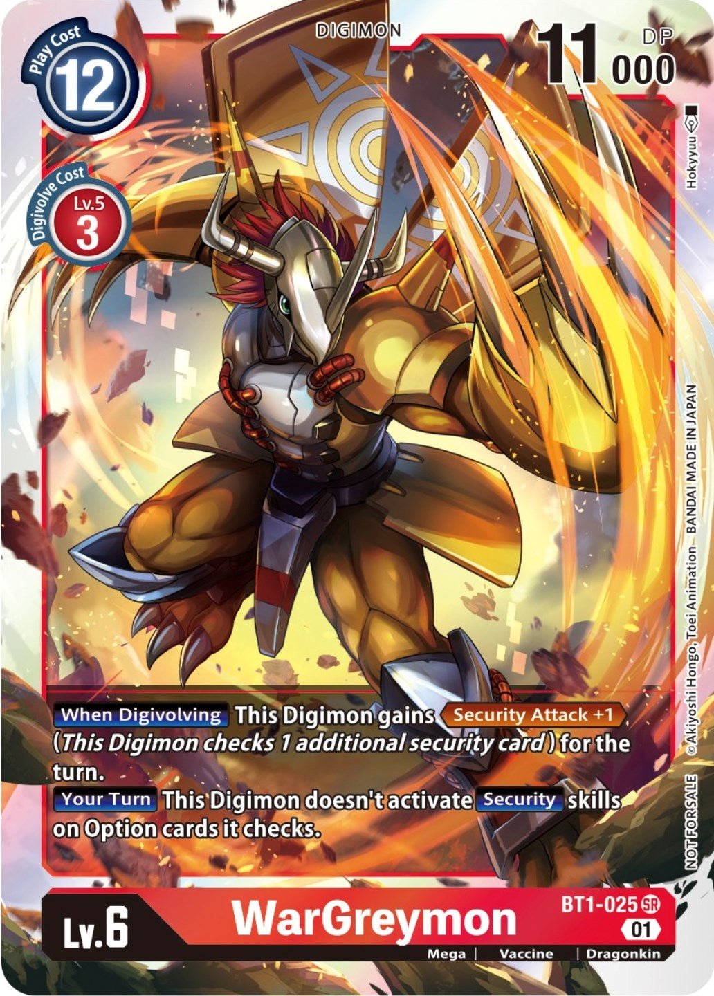 Image for WarGreymon (ST-11 Special Entry Pack) - Digimon Card Game