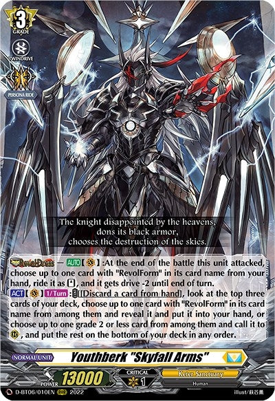 Image for Youthberk "Skyfall Arms" (D-BT06: Blazing Dragon Reborn) (D-BT06/010EN) - Cardfight Vanguard