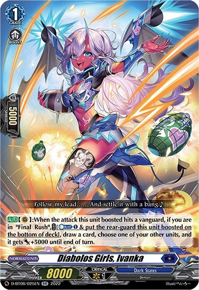 Image for Diabolos Girls, Ivanka (D-BT06: Blazing Dragon Reborn) (D-BT06/025EN) - Cardfight Vanguard