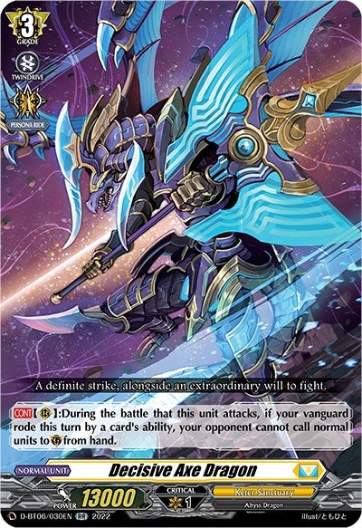 Image for Decisive Axe Dragon (D-BT06: Blazing Dragon Reborn) (D-BT06/030EN) - Cardfight Vanguard