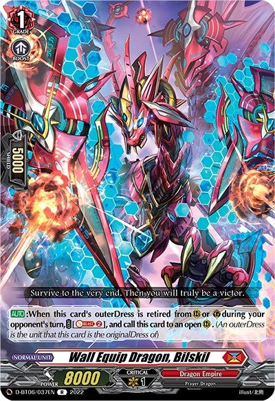 Image for Wall Equip Dragon, Bilskil (D-BT06: Blazing Dragon Reborn) (D-BT06/037EN) - Cardfight Vanguard