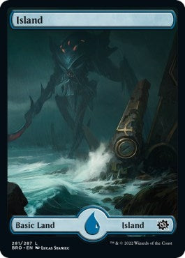 Image for Island (281) - Full Art (The Brothers' War) (281) - Magic: The Gathering