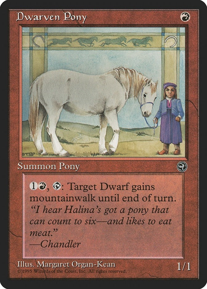 Image for Dwarven Pony (Homelands) - Magic: The Gathering