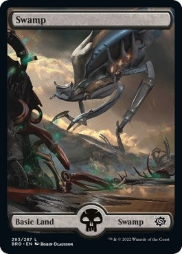 Image for Swamp (283) - Full Art (The Brothers' War) (283) - Magic: The Gathering