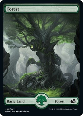 Image for Forest (287) - Full Art (The Brothers' War) (287) - Magic: The Gathering