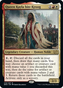 Image for Queen Kayla bin-Kroog (The Brothers' War) (218) - Magic: The Gathering