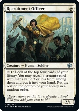 Image for Recruitment Officer (The Brothers' War) (23) - Magic: The Gathering