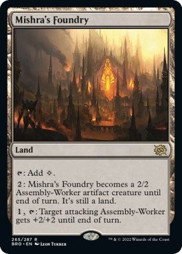 Image for Mishra's Foundry (The Brothers' War) (265) - Magic: The Gathering