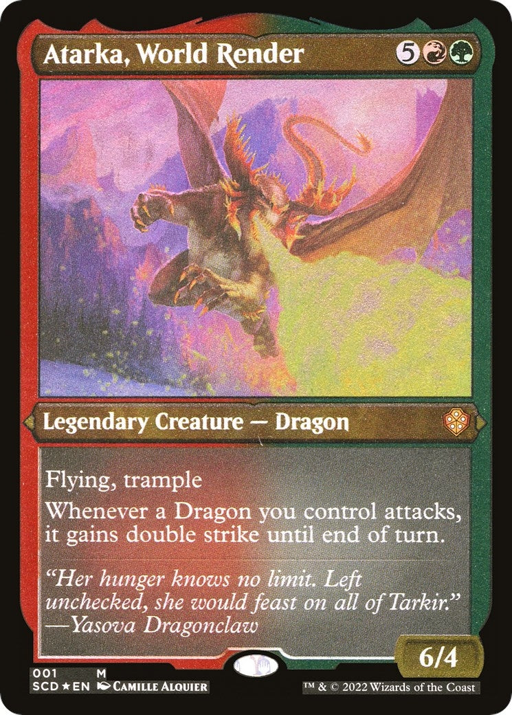 Image for Atarka, World Render (Foil Etched) (Starter Commander Decks) (1) - Magic: The Gathering