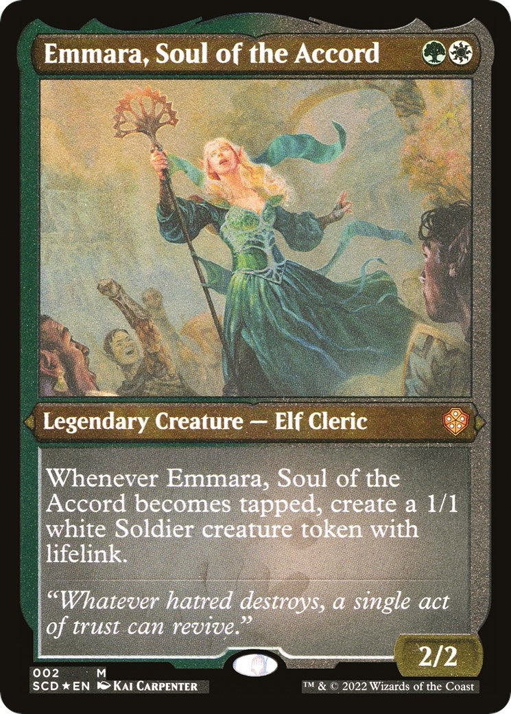 Image for Emmara, Soul of the Accord (Foil Etched) (Starter Commander Decks) (2) - Magic: The Gathering