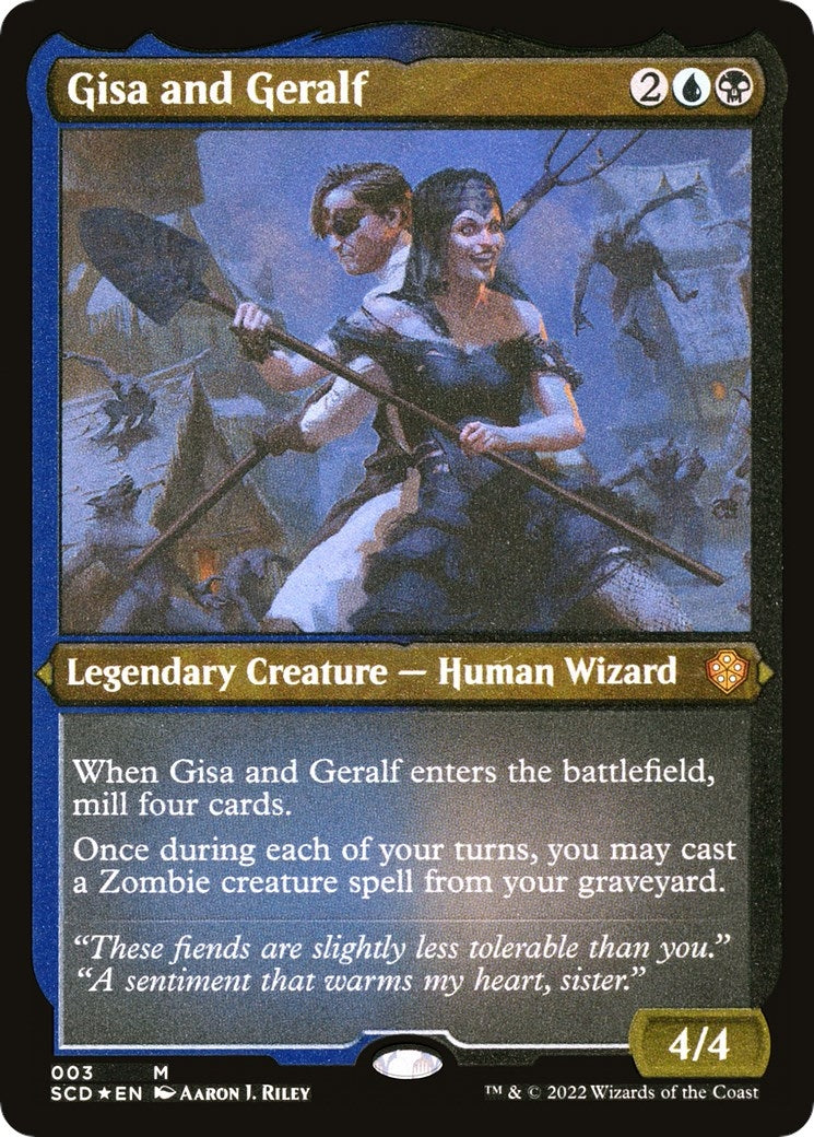 Image for Gisa and Geralf (Foil Etched) (Starter Commander Decks) (3) - Magic: The Gathering