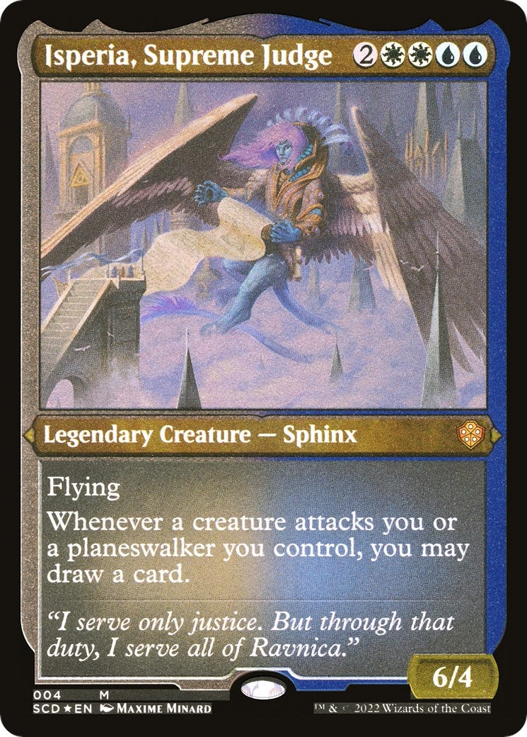 Image for Isperia, Supreme Judge (Foil Etched) (Starter Commander Decks) (4) - Magic: The Gathering