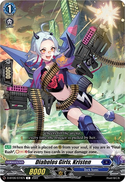 Image for Diabolos Girls, Kristen (D-BT06: Blazing Dragon Reborn) (D-BT06/074EN) - Cardfight Vanguard