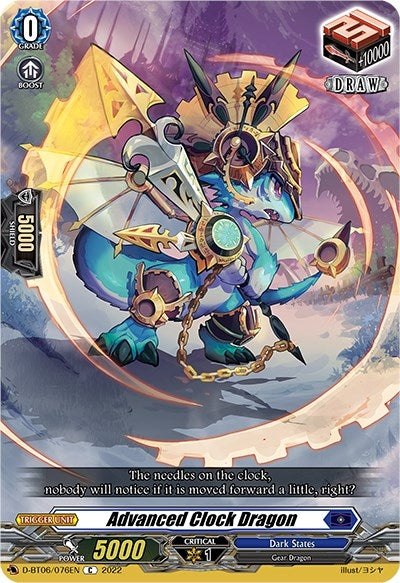 Image for Advanced Clock Dragon (D-BT06: Blazing Dragon Reborn) (D-BT06/076EN) - Cardfight Vanguard