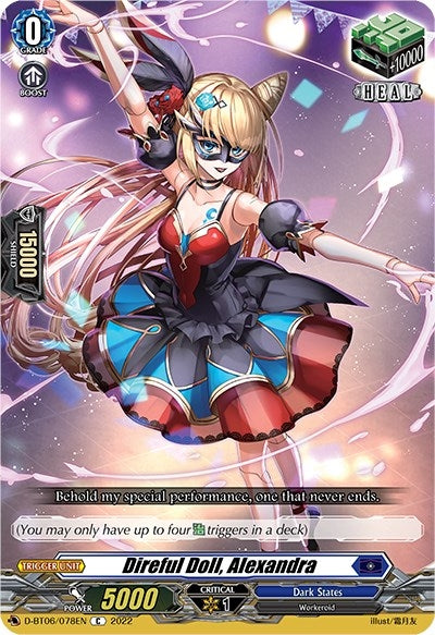 Image for Direful Doll, Alexandra (D-BT06: Blazing Dragon Reborn) (D-BT06/078EN) - Cardfight Vanguard