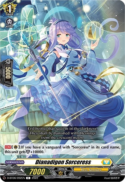 Image for Dianadigon Sorceress (D-BT06: Blazing Dragon Reborn) (D-BT06/092EN) - Cardfight Vanguard