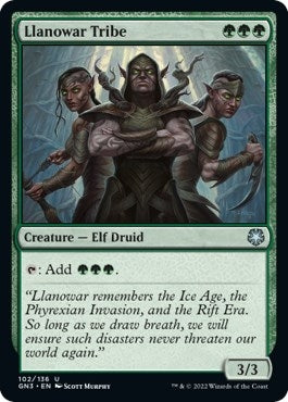 Image for Llanowar Tribe (Magic Game Night: Free-For-All) (102) - Magic: The Gathering
