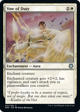 Image for Vow of Duty (Magic Game Night: Free-For-All) (21) - Magic: The Gathering