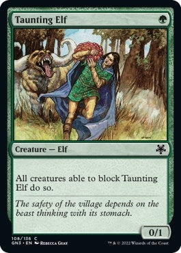 Image for Taunting Elf (Magic Game Night: Free-For-All) (108) - Magic: The Gathering