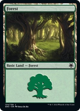 Image for Forest (134) (Magic Game Night: Free-For-All) (134) - Magic: The Gathering
