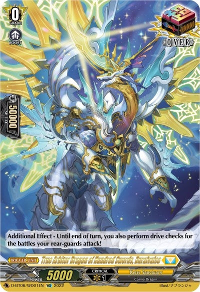 Image for True Arbiter Dragon of Hundred Swords, Duralvalse (D-BT06: Blazing Dragon Reborn) (D-BT06/WO01EN) - Cardfight Vanguard