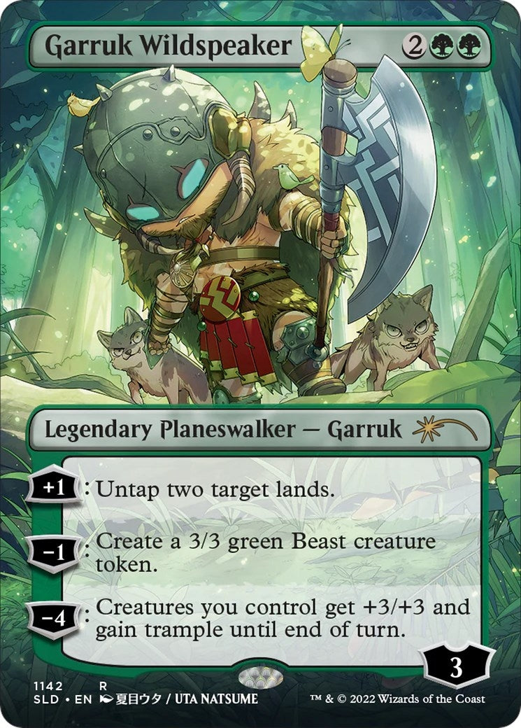 Image for Garruk Wildspeaker (Borderless) (Secret Lair Drop Series) (1142) - Magic: The Gathering