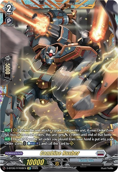Image for Combine Rusher (FFR) (D-BT06: Blazing Dragon Reborn) (D-BT06/FFR08EN) - Cardfight Vanguard