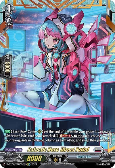 Image for Galactic Hero, Direct Foriel (FFR) (D-BT06: Blazing Dragon Reborn) (D-BT06/09EN) - Cardfight Vanguard
