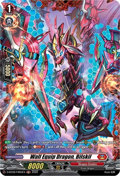 Image for Wall Equip Dragon, Bilskil (FR) (D-BT06: Blazing Dragon Reborn) (D-BT06/FR05EN) - Cardfight Vanguard