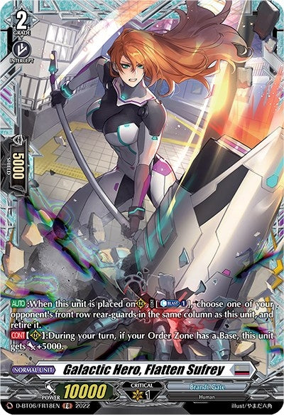 Image for Galactic Hero, Flatten Sufrey (FR) (D-BT06: Blazing Dragon Reborn) (D-BT06/FR18EN) - Cardfight Vanguard