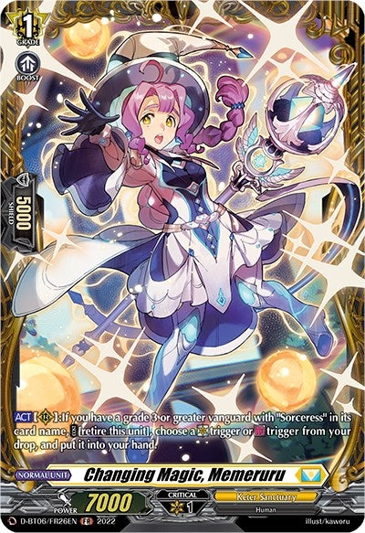 Image for Changing Magic, Memeruru (FR) (D-BT06: Blazing Dragon Reborn) (D-BT06/FR26EN) - Cardfight Vanguard