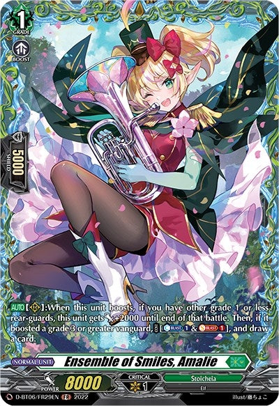 Image for Ensemble of Smiles, Amalie (FR) (D-BT06: Blazing Dragon Reborn) (D-BT06/FR29EN) - Cardfight Vanguard
