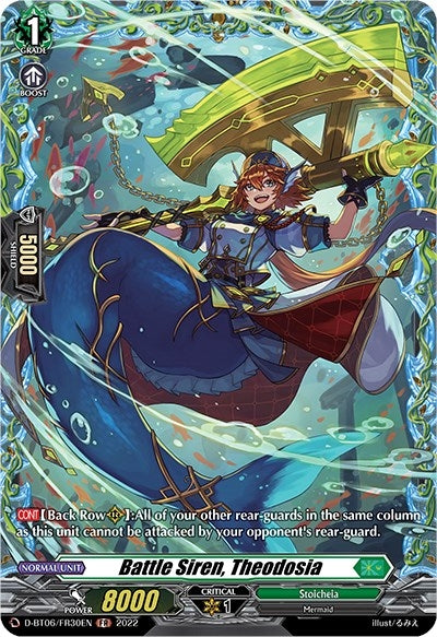 Image for Battle Siren, Theodosia (FR) (D-BT06: Blazing Dragon Reborn) (D-BT06/FR30EN) - Cardfight Vanguard