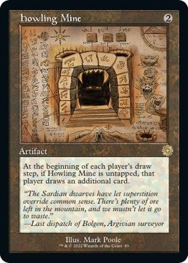Image for Howling Mine (Schematic) (The Brothers' War: Retro Frame Artifacts) (83) - Magic: The Gathering