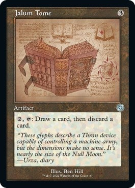Image for Jalum Tome (Schematic) (The Brothers' War: Retro Frame Artifacts) (87) - Magic: The Gathering