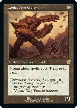 Image for Lodestone Golem (The Brothers' War: Retro Frame Artifacts) (29) - Magic: The Gathering