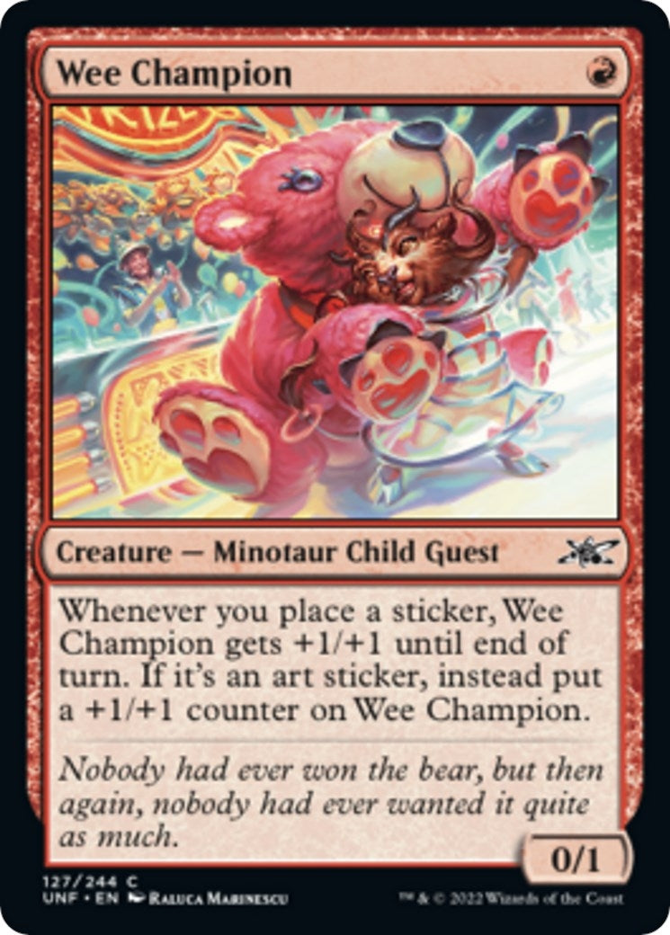 Image for Wee Champion (Unfinity) (127) - Magic: The Gathering