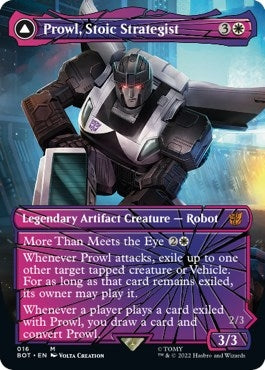 Image for Prowl, Stoic Strategist (Shattered Glass) (Universes Beyond: Transformers) (16) - Magic: The Gathering